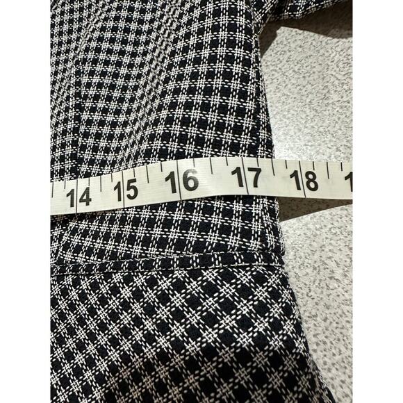Veronica Beard Sz 8 Dickey Blazer‎ Black/White Gingham Houndstooth Quiet Luxury - Picture 12 of 14